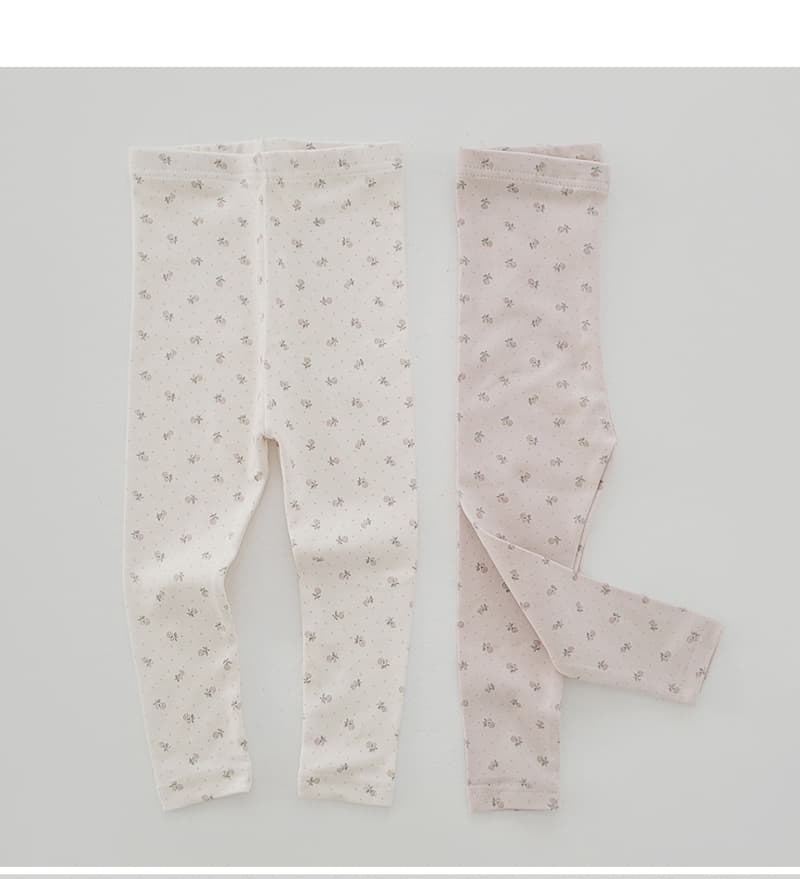 Daily Daily - Korean Children Fashion - #discoveringself - Floral Leggings - 5