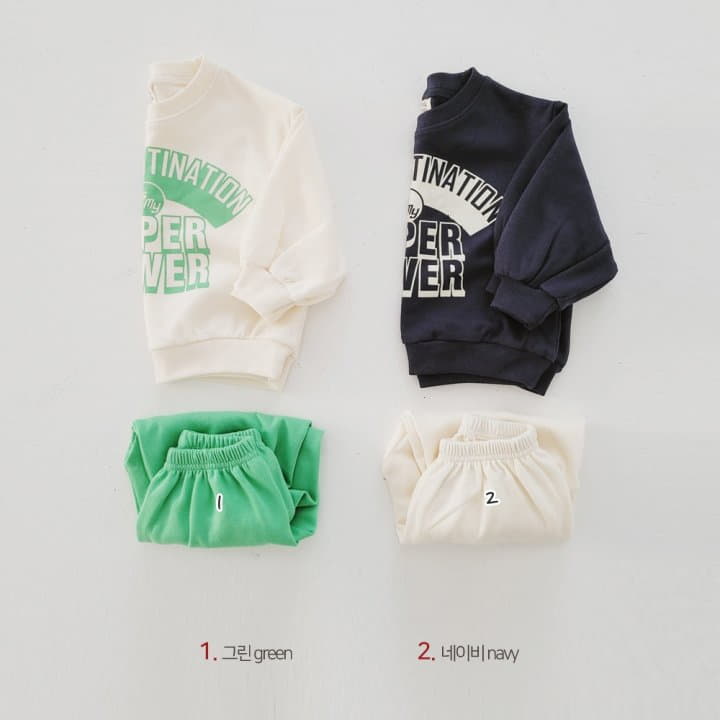 Daily Daily - Korean Children Fashion - #fashionkids - Super Power Top Bottom Set