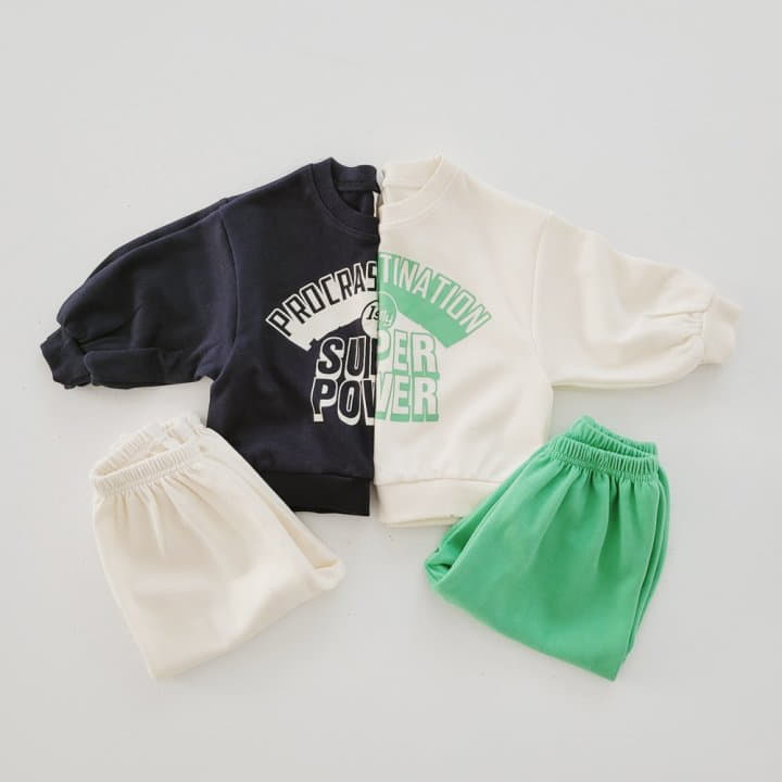 Daily Daily - Korean Children Fashion - #littlefashionista - Super Power Top Bottom Set - 6