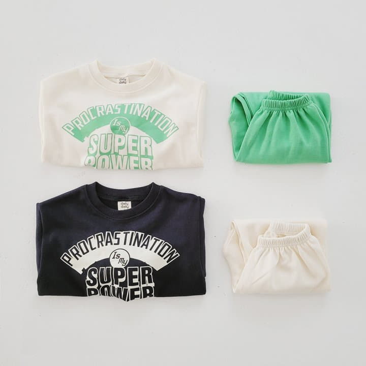 Daily Daily - Korean Children Fashion - #magicofchildhood - Super Power Top Bottom Set - 7