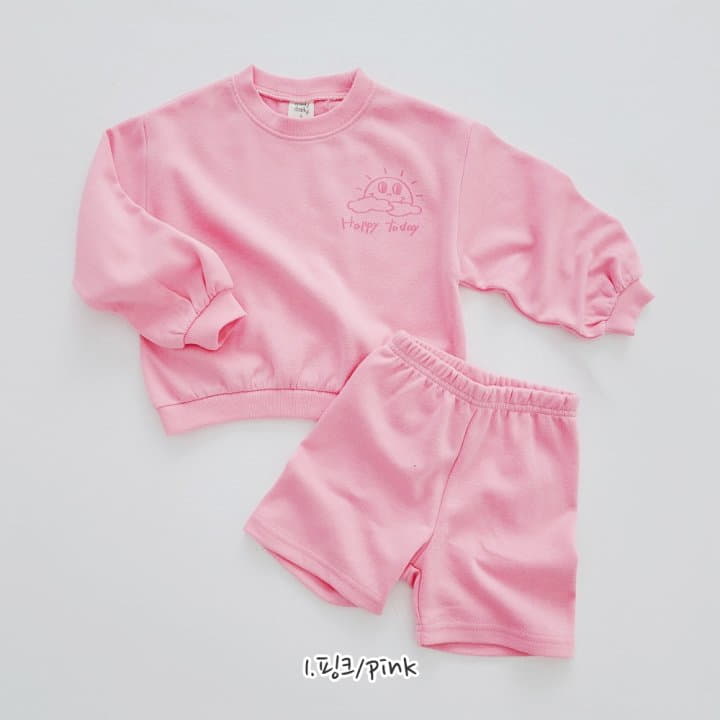 Daily Daily - Korean Children Fashion - #minifashionista - U Like Top Bottom Set - 2