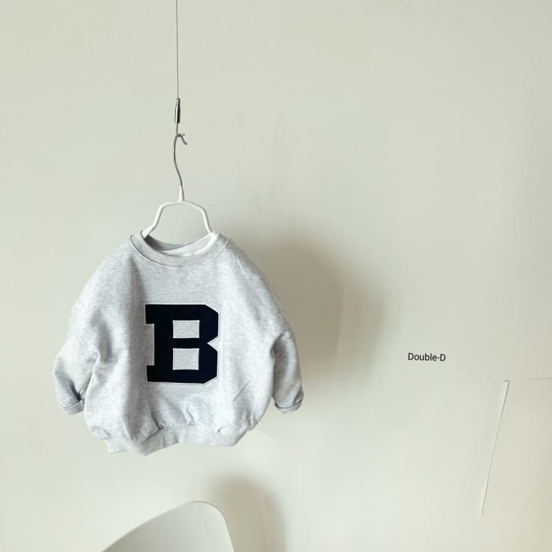 Doubled - Korean Children Fashion - #designkidswear - B Embrodiery Sweatshirt - 9