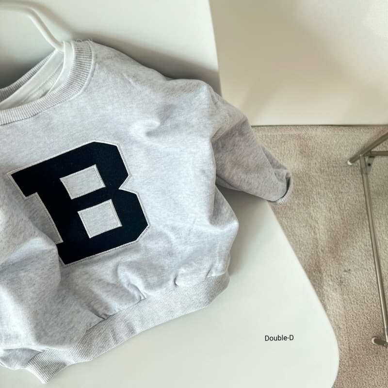 Doubled - Korean Children Fashion - #fashionkids - B Embrodiery Sweatshirt - 11