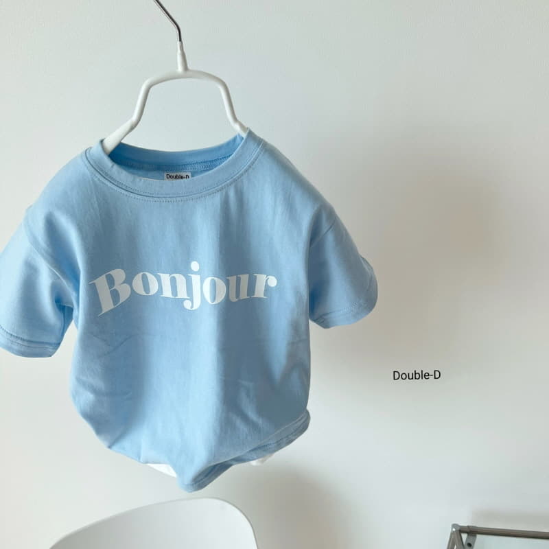 Doubled - Korean Children Fashion - #kidzfashiontrend - Bon Jour Short Sleeves Tee