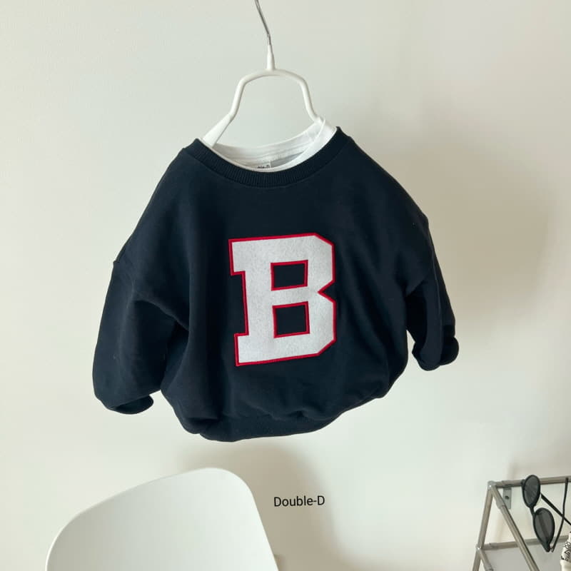 Doubled - Korean Children Fashion - #magicofchildhood - B Embrodiery Sweatshirt