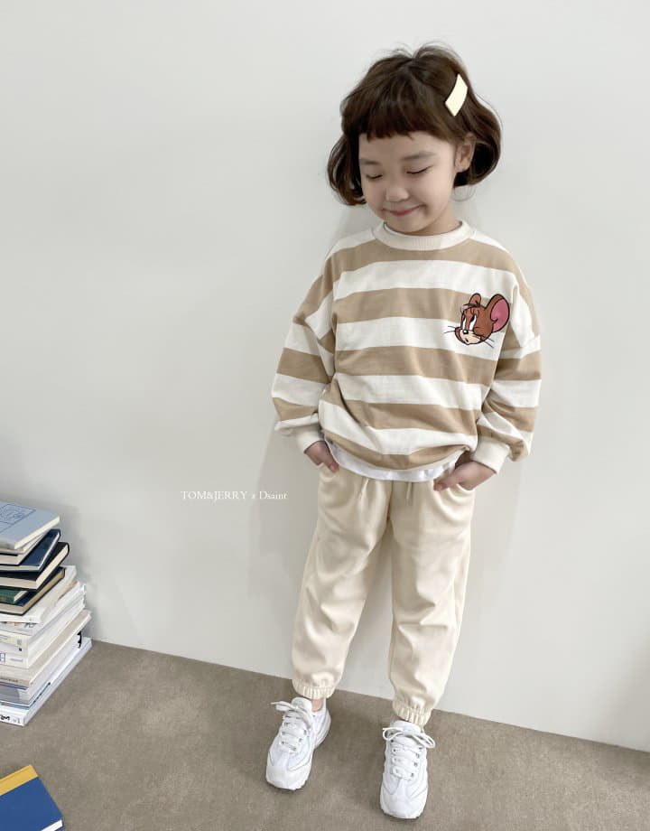 Dsaint - Korean Children Fashion - #Kfashion4kids - Good Stripes Sweatshirt - 9