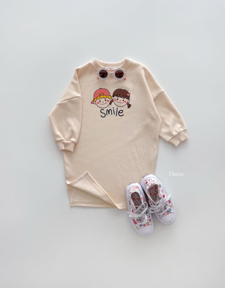 Dsaint - Korean Children Fashion - #childofig - Smile One-piece Sweatshirt - 11