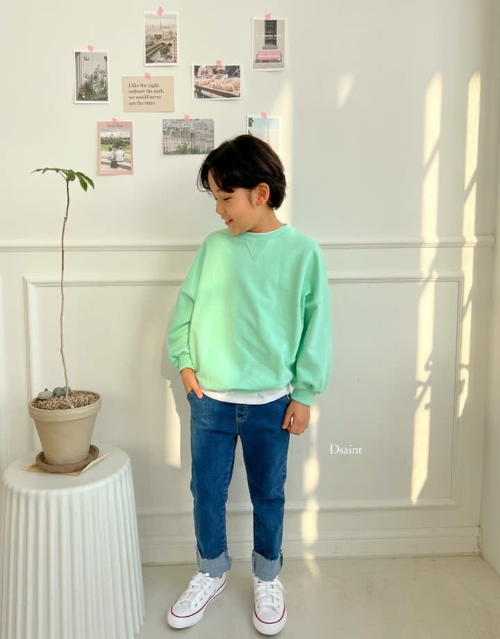 Dsaint - Korean Children Fashion - #childrensboutique - Roll UP Jeans - 9