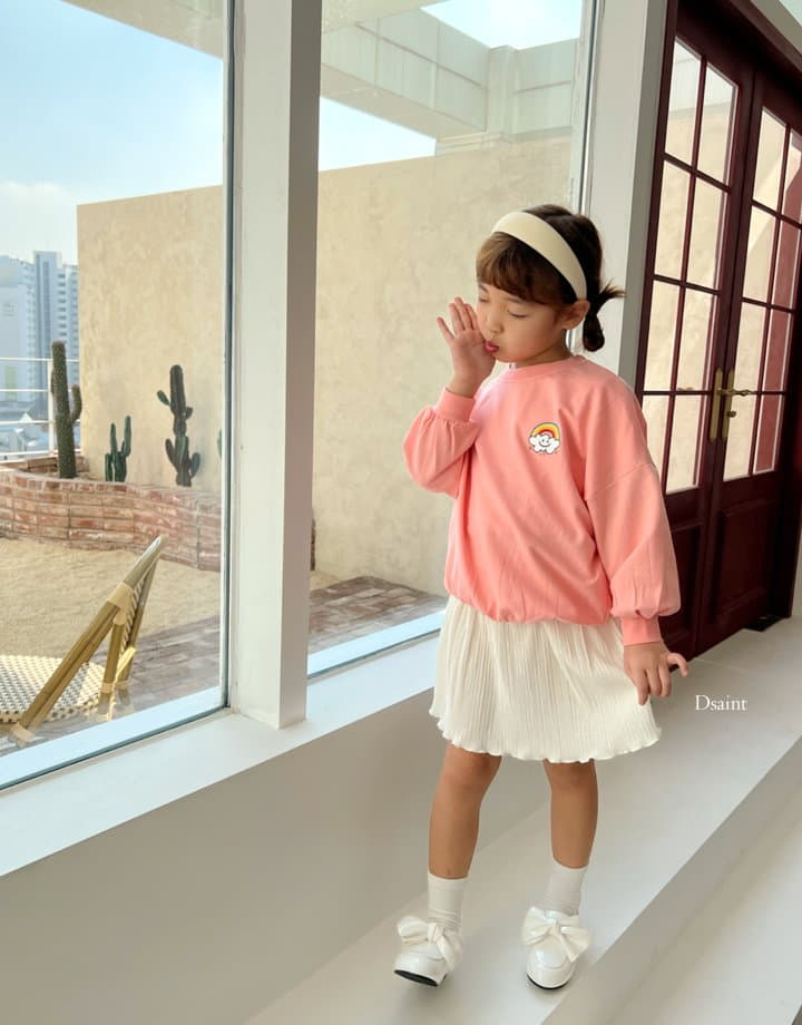 Dsaint - Korean Children Fashion - #kidsshorts - Rainbow Sweatshirt - 2