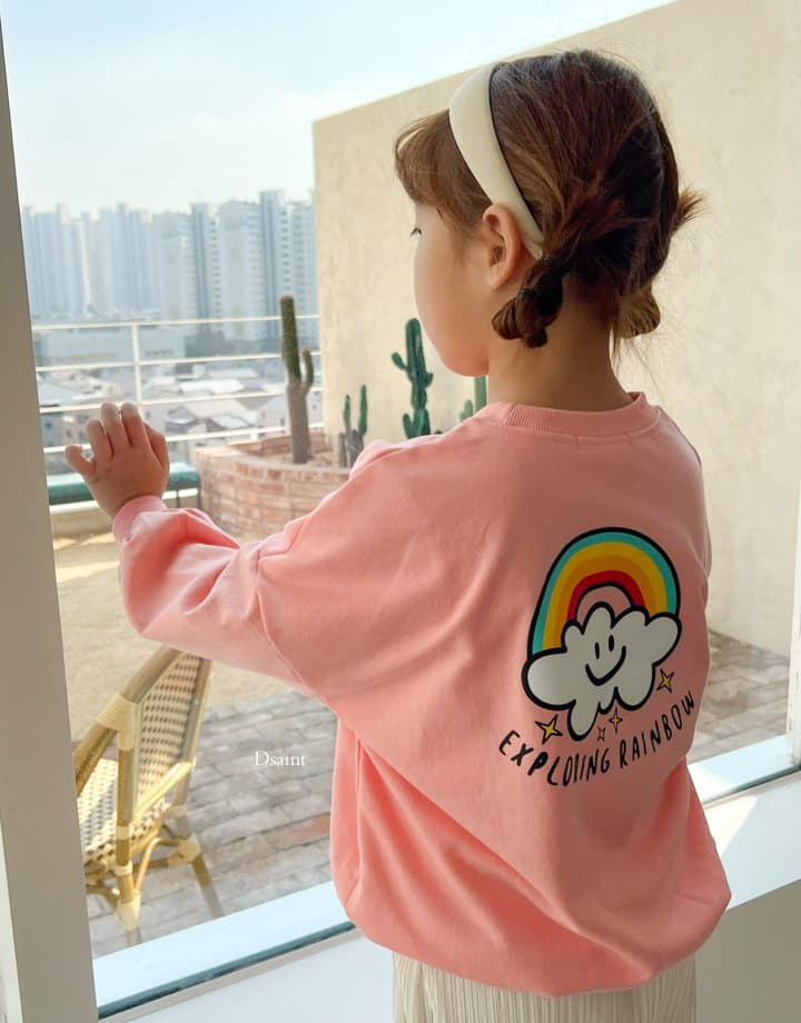 Dsaint - Korean Children Fashion - #kidsstore - Rainbow Sweatshirt - 3