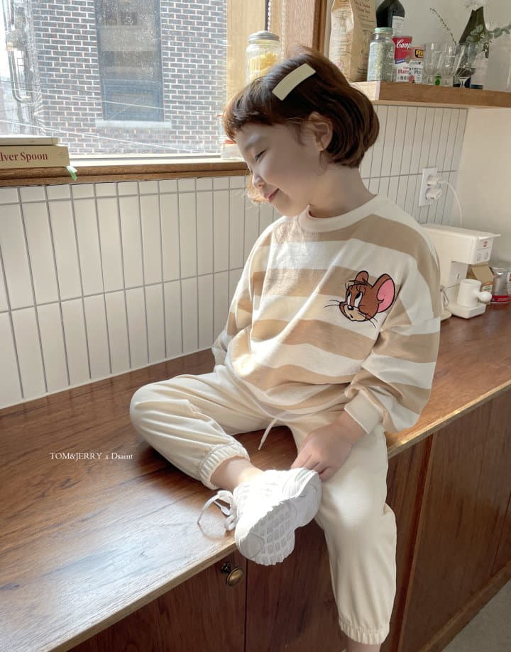 Dsaint - Korean Children Fashion - #littlefashionista - Good Stripes Sweatshirt - 10