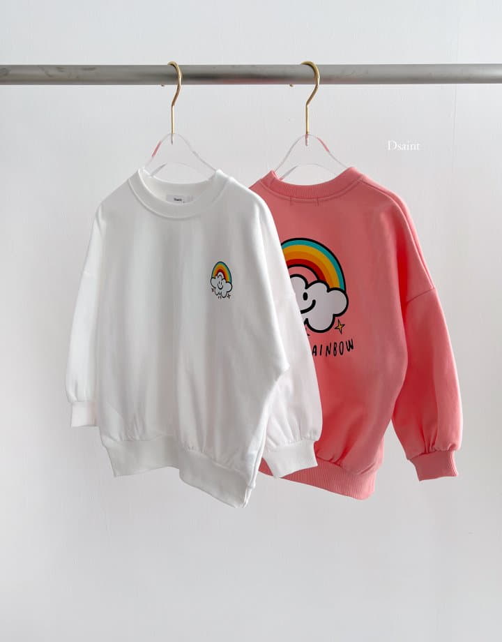 Dsaint - Korean Children Fashion - #minifashionista - Rainbow Sweatshirt - 8