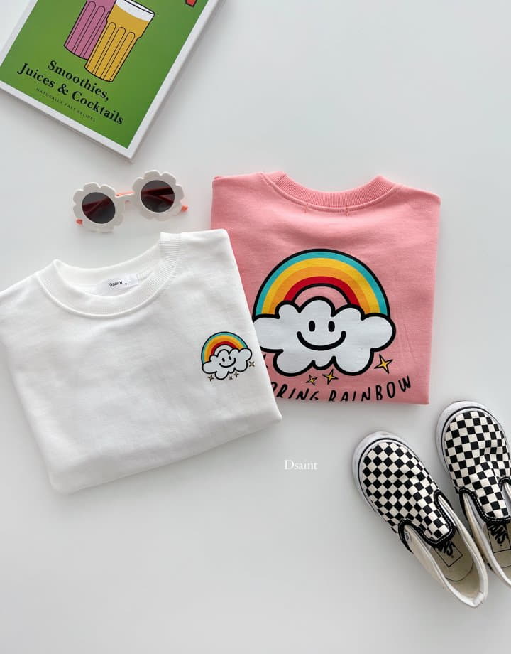 Dsaint - Korean Children Fashion - #stylishchildhood - Rainbow Sweatshirt - 12