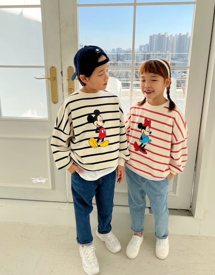 Dsaint - Korean Children Fashion - #stylishchildhood - D Line Stripes Sweatshirt - 11