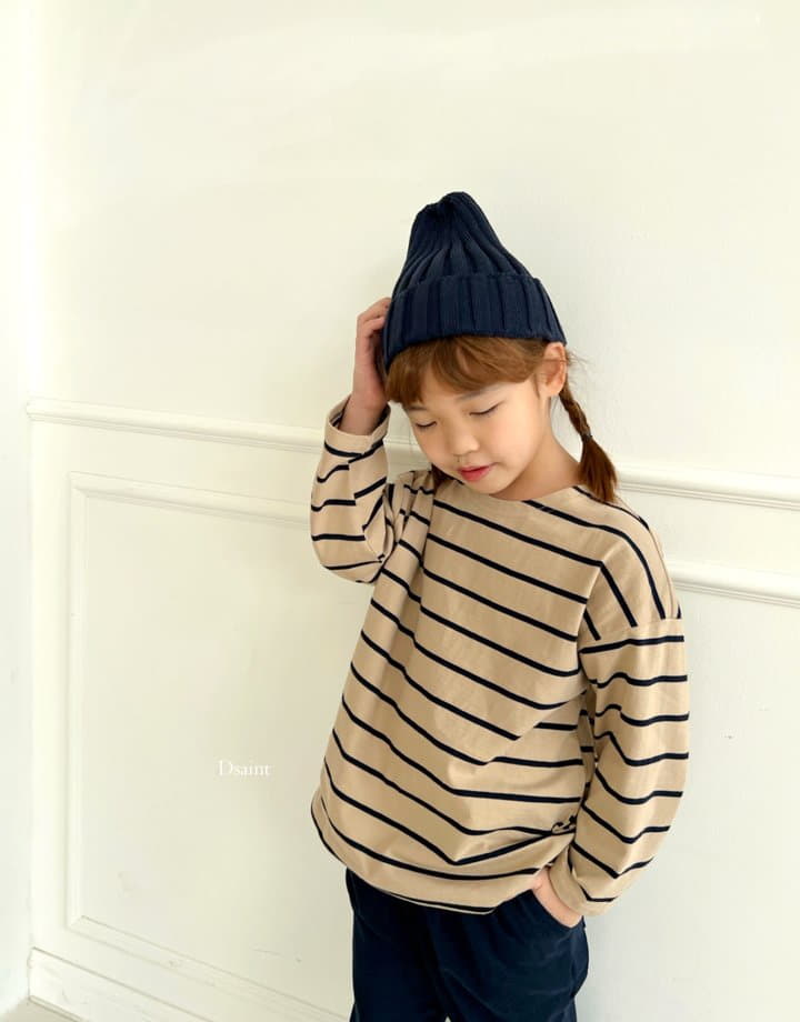 Dsaint - Korean Children Fashion - #stylishchildhood - Turn Line Tee - 5