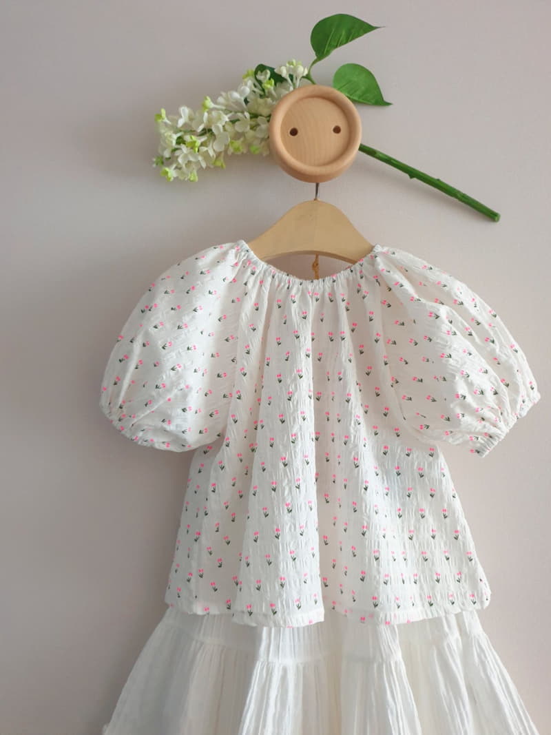 Eclair - Korean Children Fashion - #discoveringself - Cherry Blouse - 2