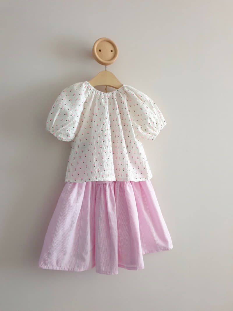 Eclair - Korean Children Fashion - #fashionkids - Cherry Blouse - 4