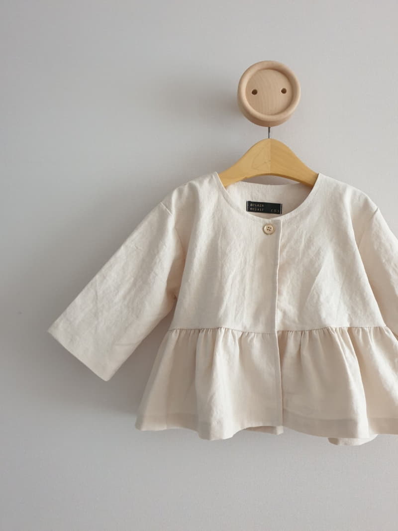 Eclair - Korean Children Fashion - #prettylittlegirls - Elen Jacket Beige