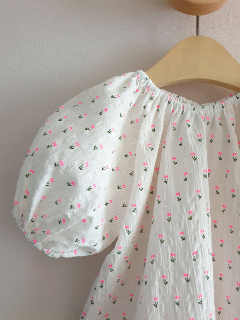 Eclair - Korean Children Fashion - #toddlerclothing - Cherry Blouse - 5