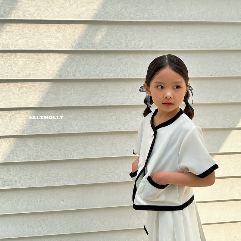 Ellymolly - Korean Children Fashion - #childofig - Binding Crop Jacket - 11