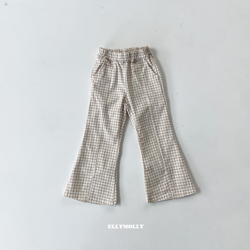 Ellymolly - Korean Children Fashion - #discoveringself - Check Slit Pants - 3