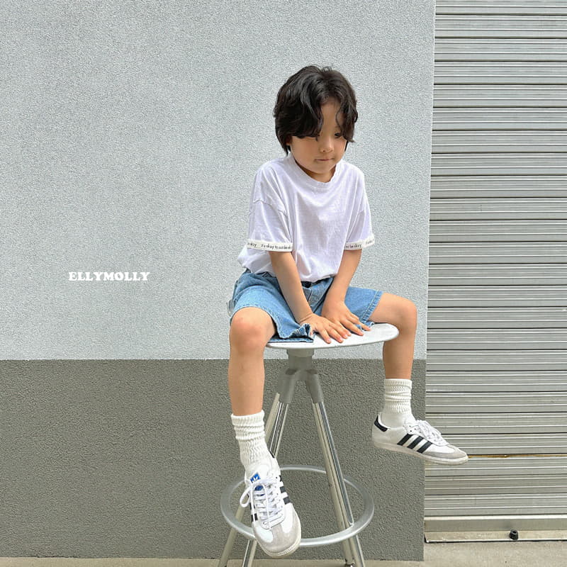 Ellymolly - Korean Children Fashion - #kidsshorts - Ok Sleeves Tee - 10