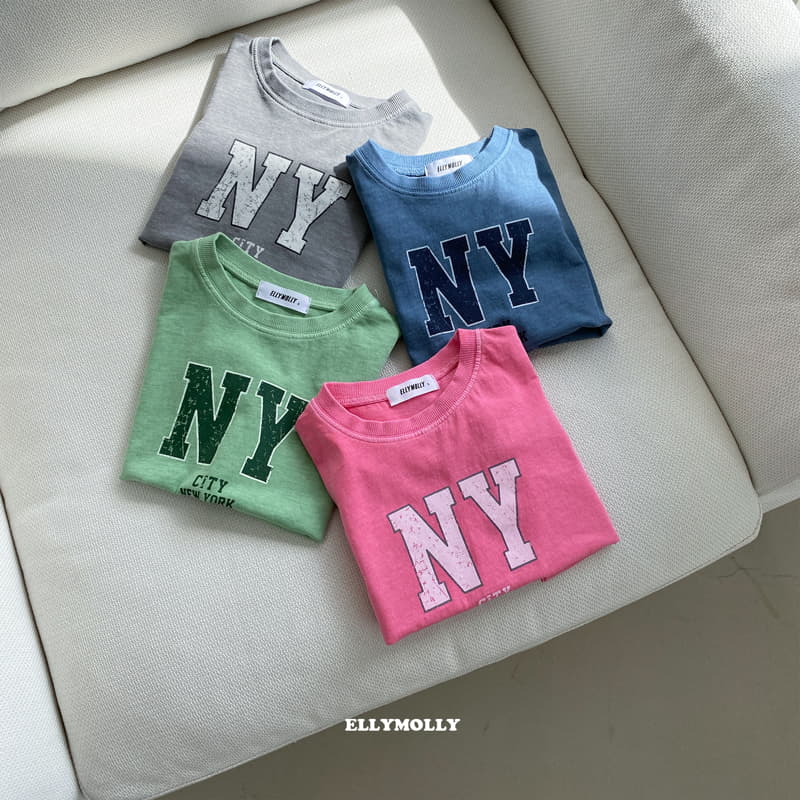 Ellymolly - Korean Children Fashion - #kidsstore - NY Dyeing Tee - 8