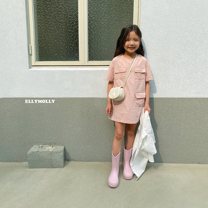 Ellymolly - Korean Children Fashion - #minifashionista - Two Pocket One-piece - 8