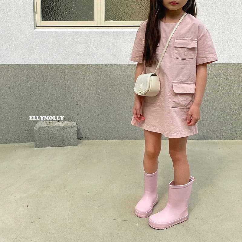 Ellymolly - Korean Children Fashion - #todddlerfashion - Two Pocket One-piece - 10