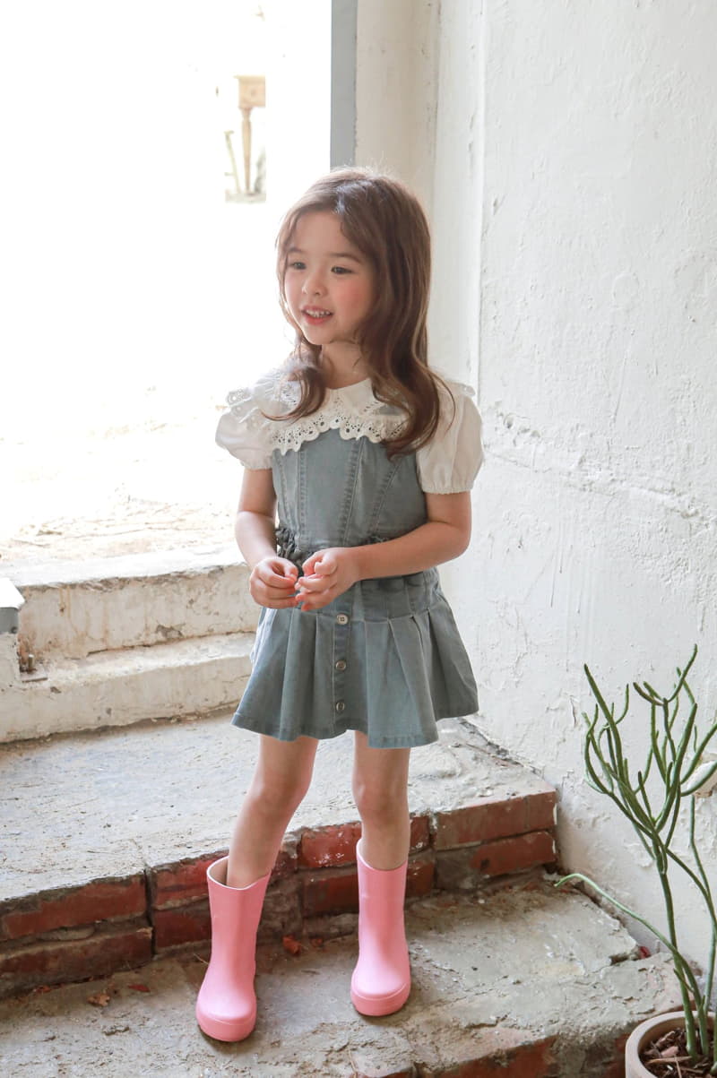 Flo - Korean Children Fashion - #Kfashion4kids - Cendal Denim Skirt - 7