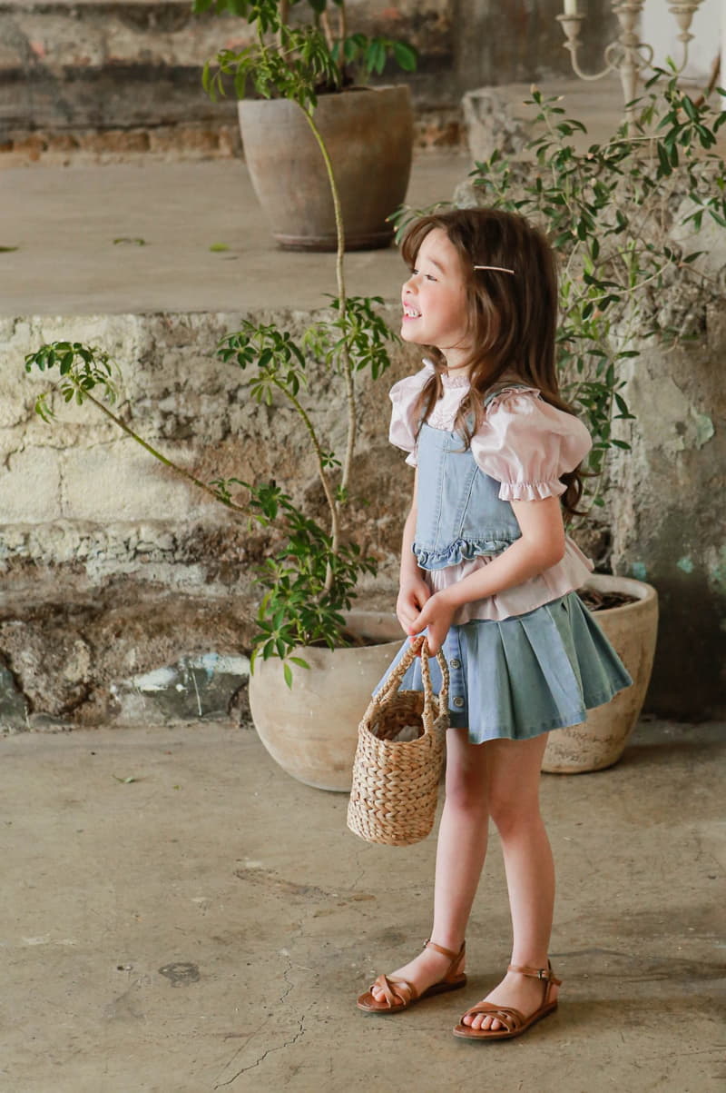 Flo - Korean Children Fashion - #designkidswear - Cendal Denim Skirt