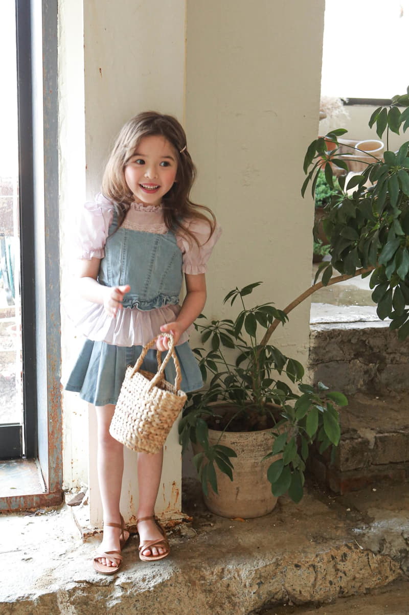 Flo - Korean Children Fashion - #discoveringself - Cendal Denim Skirt - 2