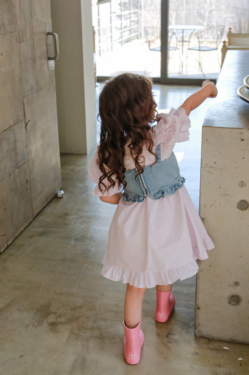 Flo - Korean Children Fashion - #discoveringself - Rosha Denim Vest - 4