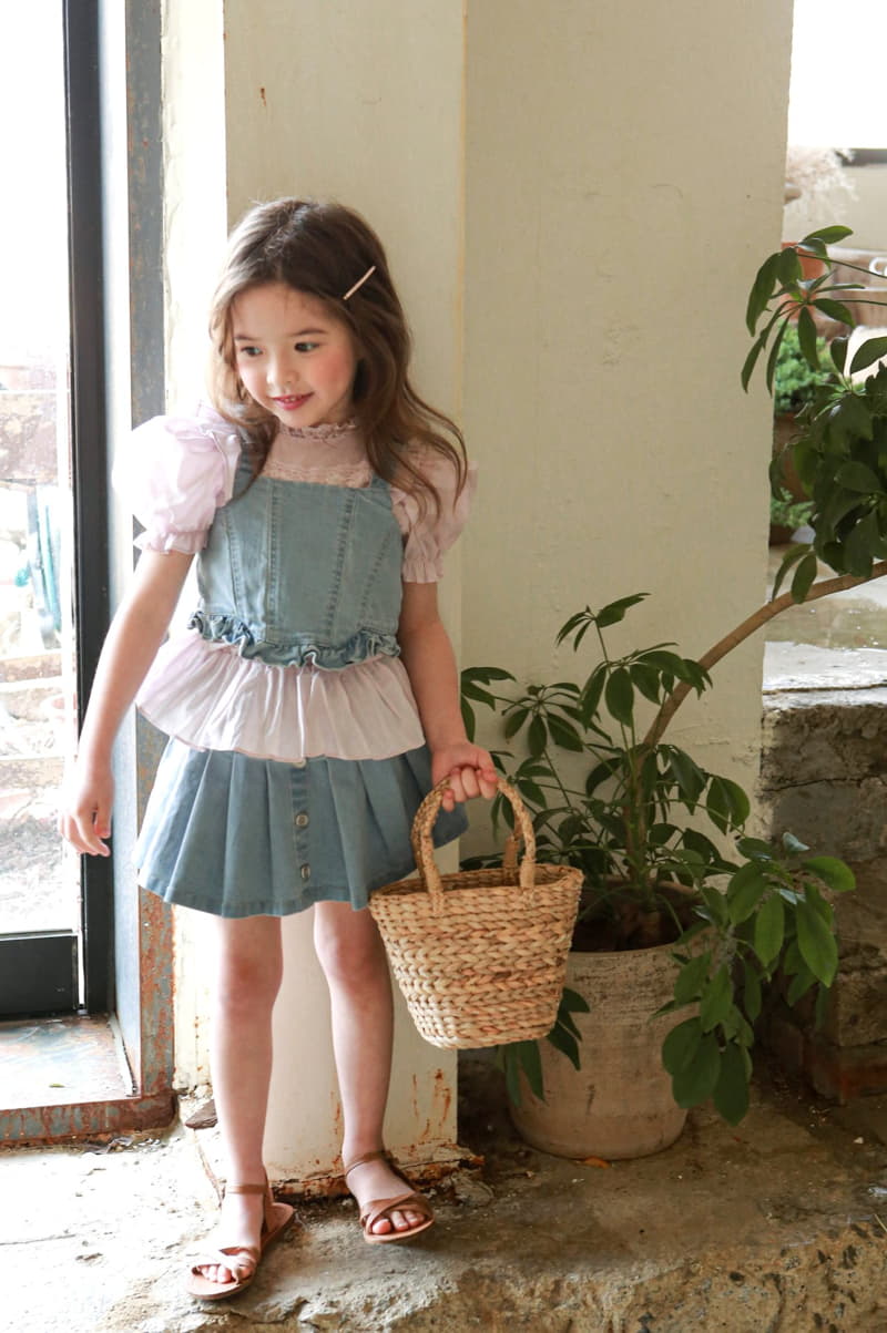 Flo - Korean Children Fashion - #kidsshorts - Rosha Denim Vest - 5