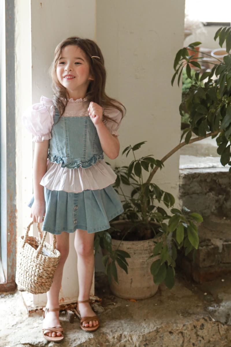 Flo - Korean Children Fashion - #littlefashionista - Rosha Denim Vest - 9