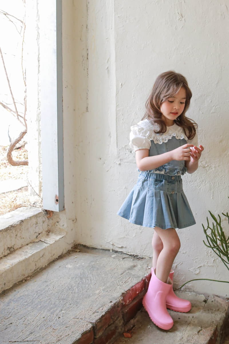 Flo - Korean Children Fashion - #magicofchildhood - Cendal Denim Skirt - 9