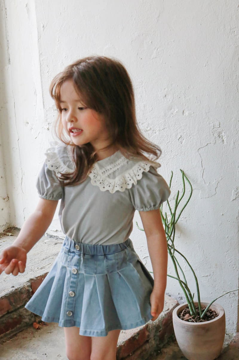 Flo - Korean Children Fashion - #minifashionista - Cendal Denim Skirt - 10