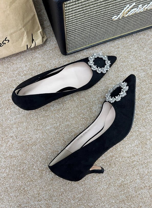 Golden Shoe - Korean Women Fashion - #momslook - bl8100 Flats