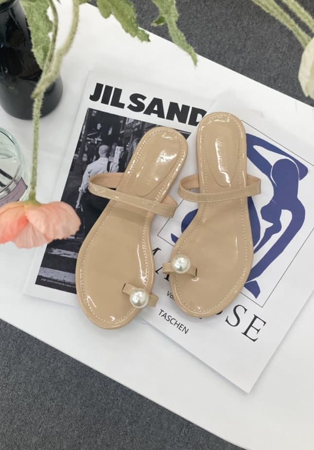 Golden Shoe - Korean Women Fashion - #momslook - b717 Slippers - 6