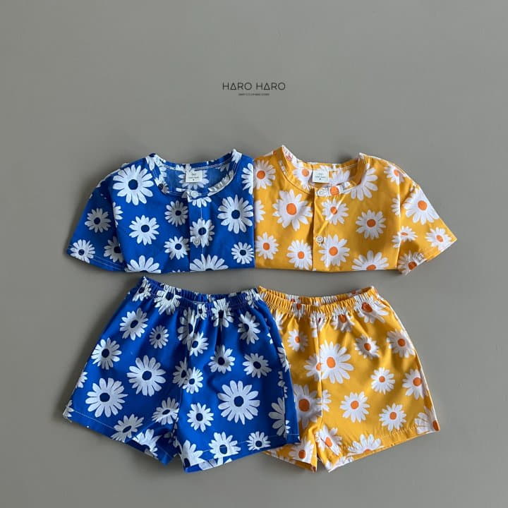 Haro Haro - Korean Children Fashion - #childofig - Daisy Top Bottom Set - 7