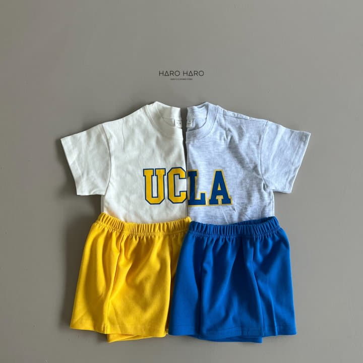 Haro Haro - Korean Children Fashion - #childofig - UCLA Top Bottom Set - 4