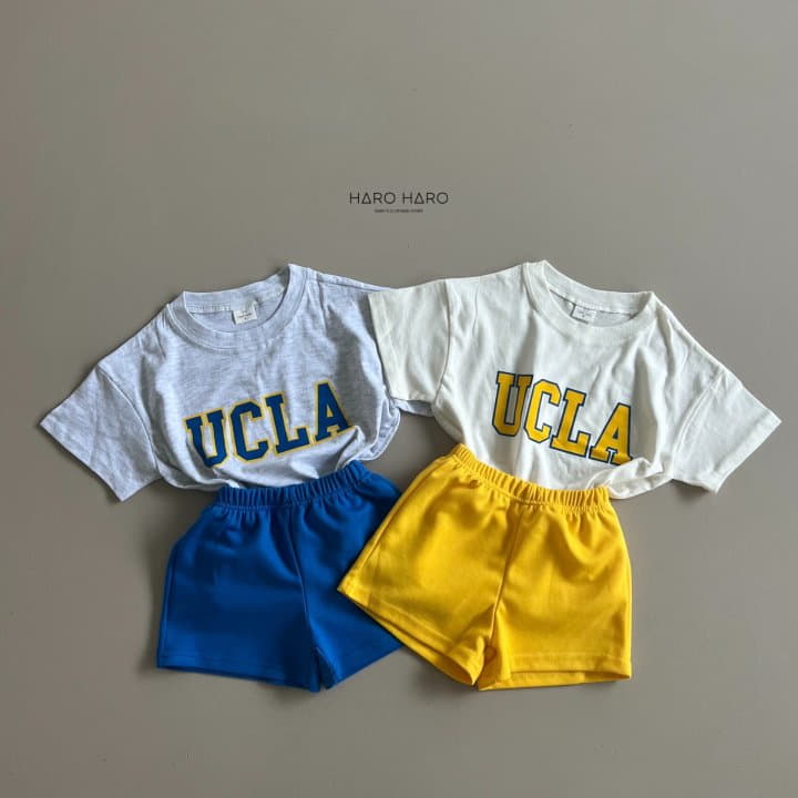 Haro Haro - Korean Children Fashion - #designkidswear - UCLA Top Bottom Set - 5