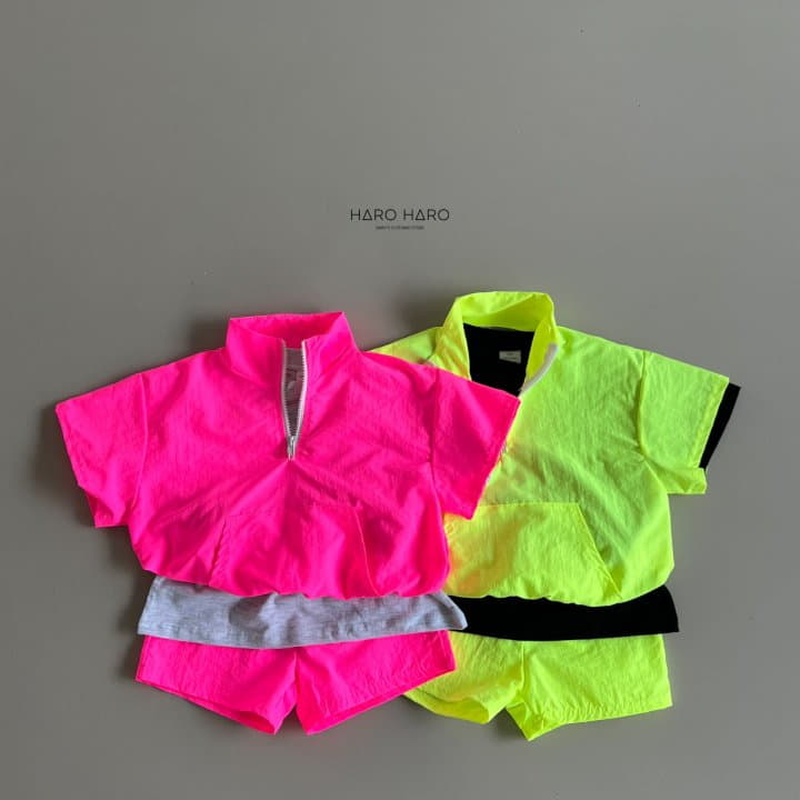 Haro Haro - Korean Children Fashion - #discoveringself - Hot Some Anorak Top Bottom Set - 11