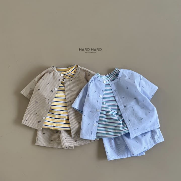 Haro Haro - Korean Children Fashion - #discoveringself - Hello Top Bottom Set - 9