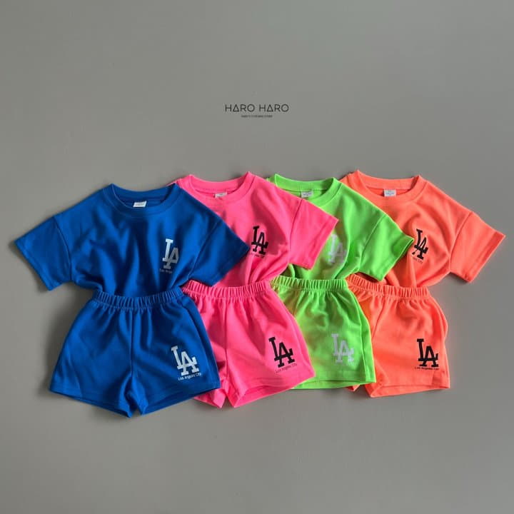 Haro Haro - Korean Children Fashion - #discoveringself - LA Top Bottom Set - 7