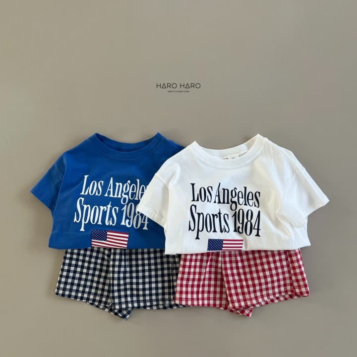 Haro Haro - Korean Children Fashion - #magicofchildhood - Check Half Pants - 10