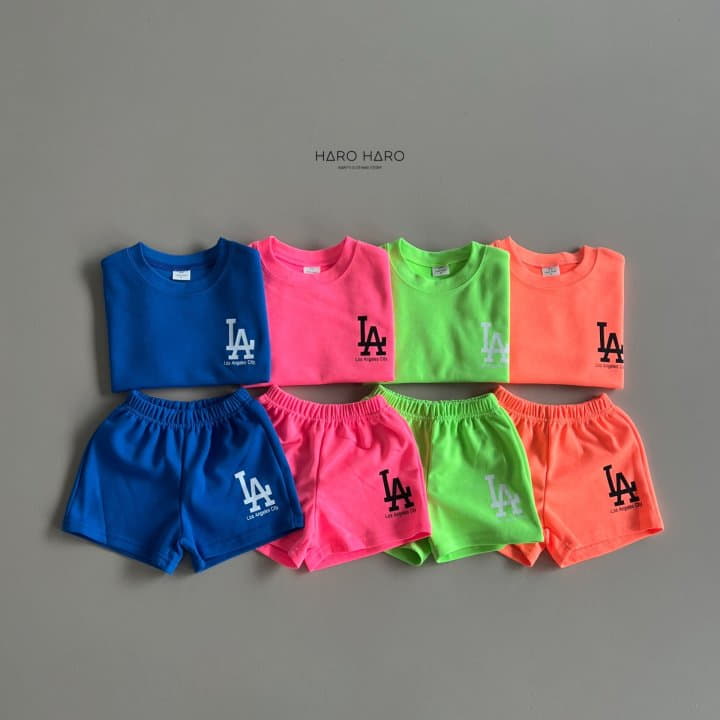 Haro Haro - Korean Children Fashion - #stylishchildhood - LA Top Bottom Set - 3