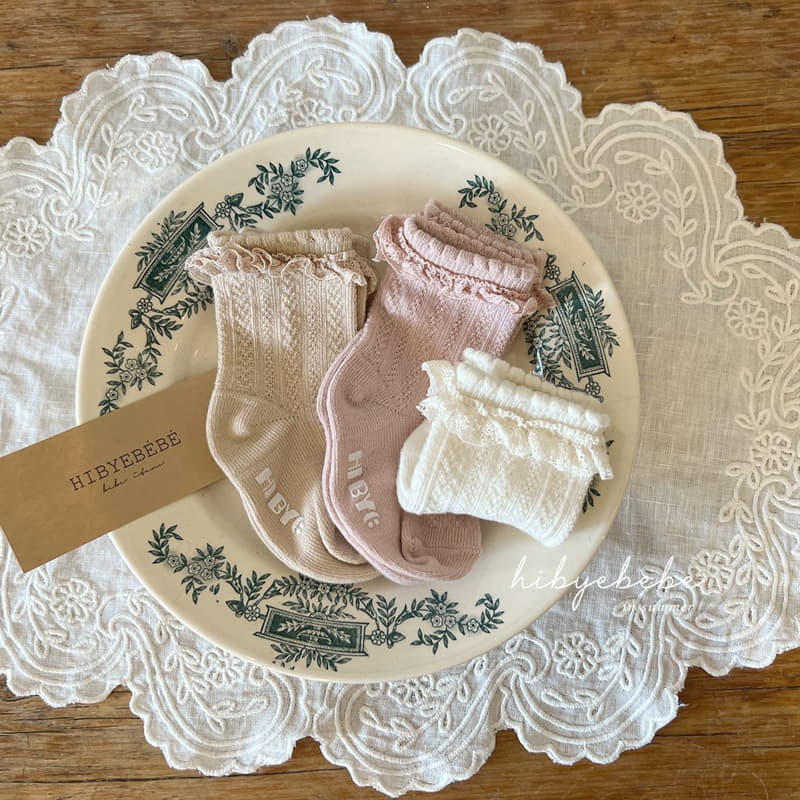 Hi Byebebe - Korean Baby Fashion - #babyboutique - Lace Socks Set - 12