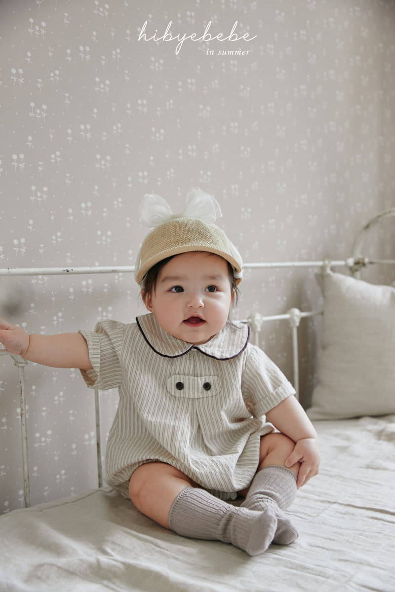 Hi Byebebe - Korean Baby Fashion - #babyboutique - Bijou Wrinkle Bodysuit - 3