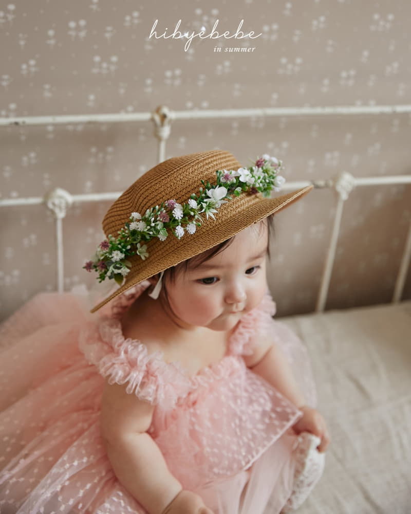 Hi Byebebe - Korean Baby Fashion - #babyclothing - Flower Strew Hat - 12